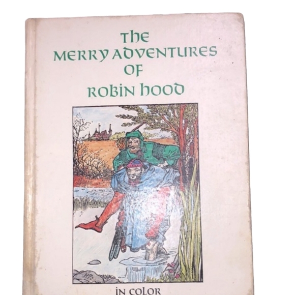 The Merry Adventures of Robinhood vintage book - Picture 1 of 15